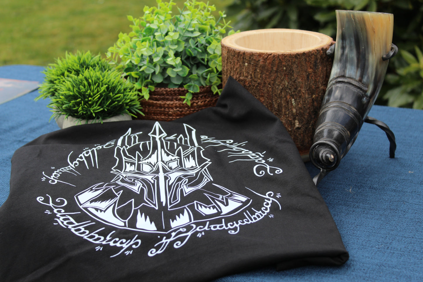 The Necromancer - Front & Back - Premium Heavy Tee
