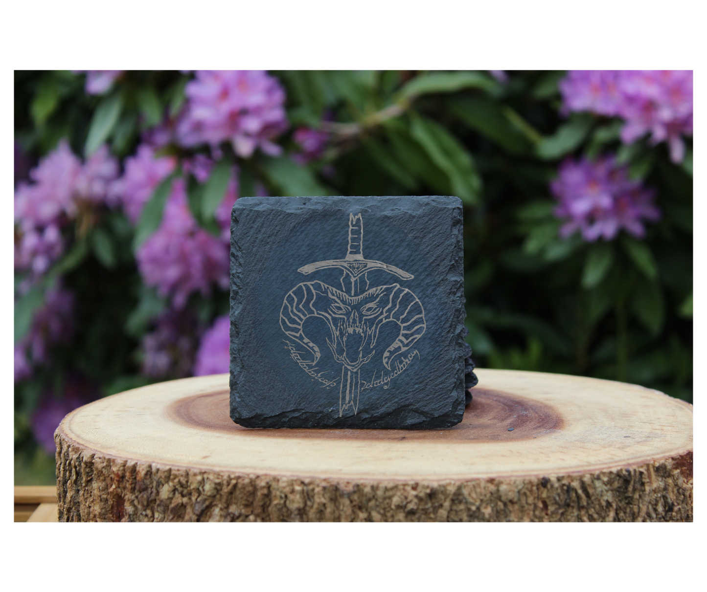 Slate Coasters • By Webb The Undead