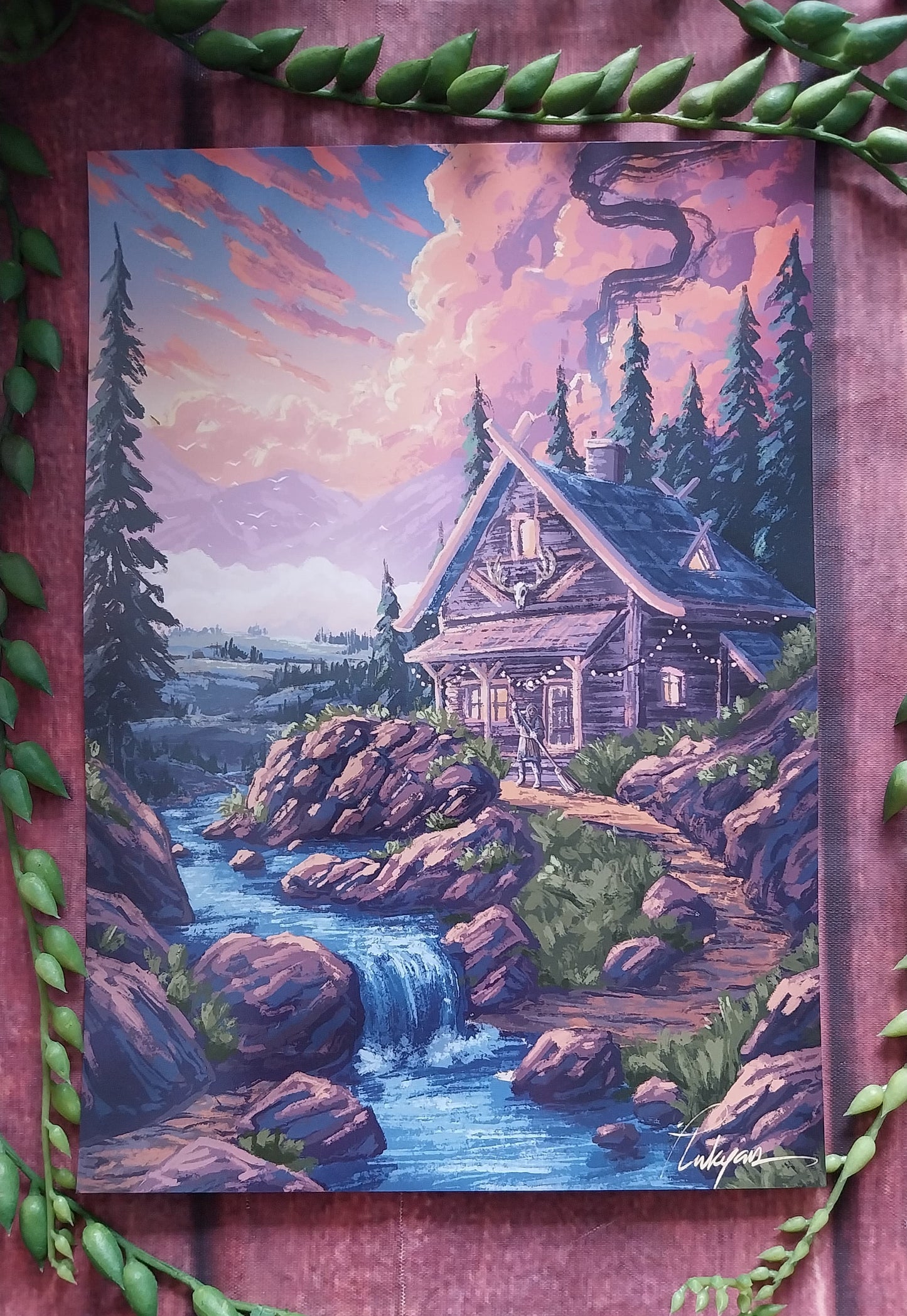 The Tavern Awakens - Art Print • By Webb The Undead