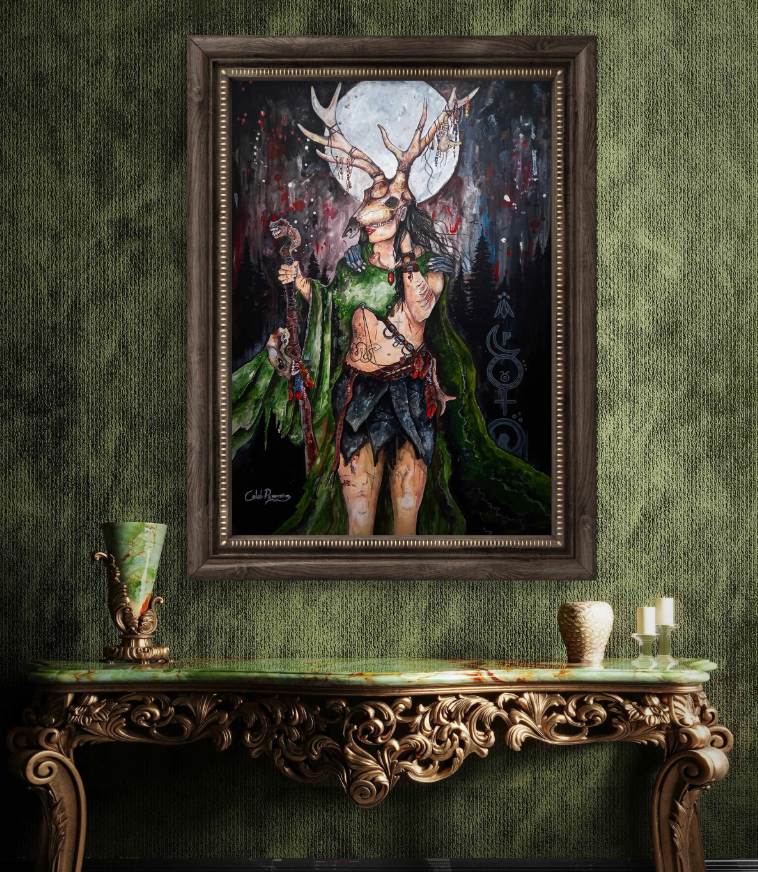 Wendigo - Art Print • By Caleb Peregrine