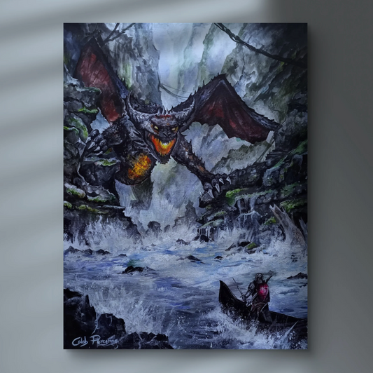 Nidhoggr - Art Print • By Caleb Peregrine