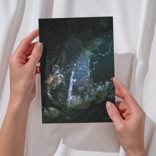 The Sword Of Divine Ruin - Art Print