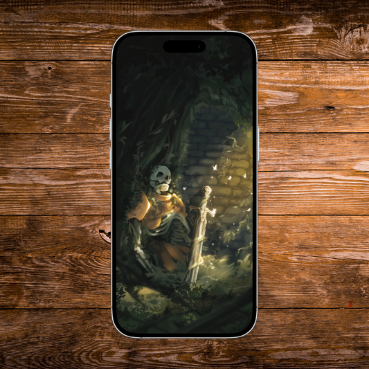 The Sword Of Divine Ruin (Sunlight) Phone Wallpaper - Digital Download