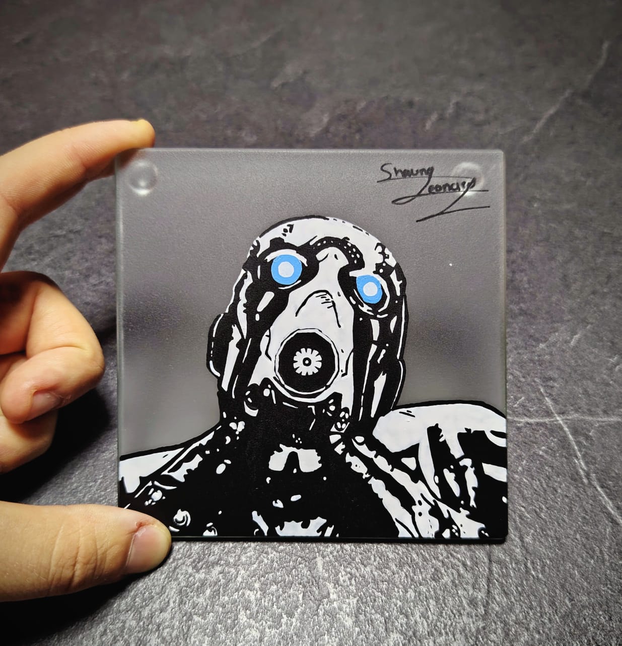 Painted Glass Coasters • By Prey Eagle Artistry