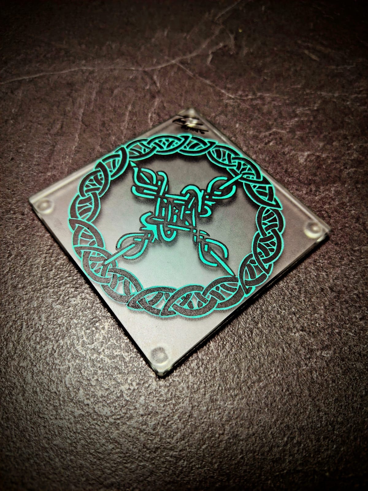 Painted Glass Coasters • By Prey Eagle Artistry