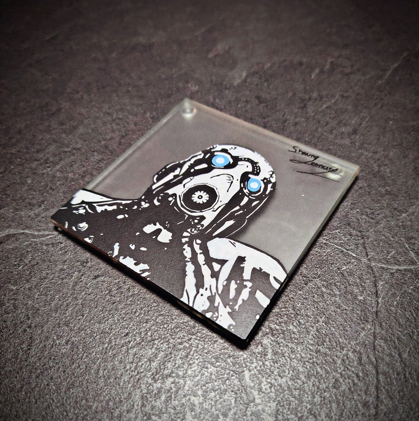 Painted Glass Coasters • By Prey Eagle Artistry
